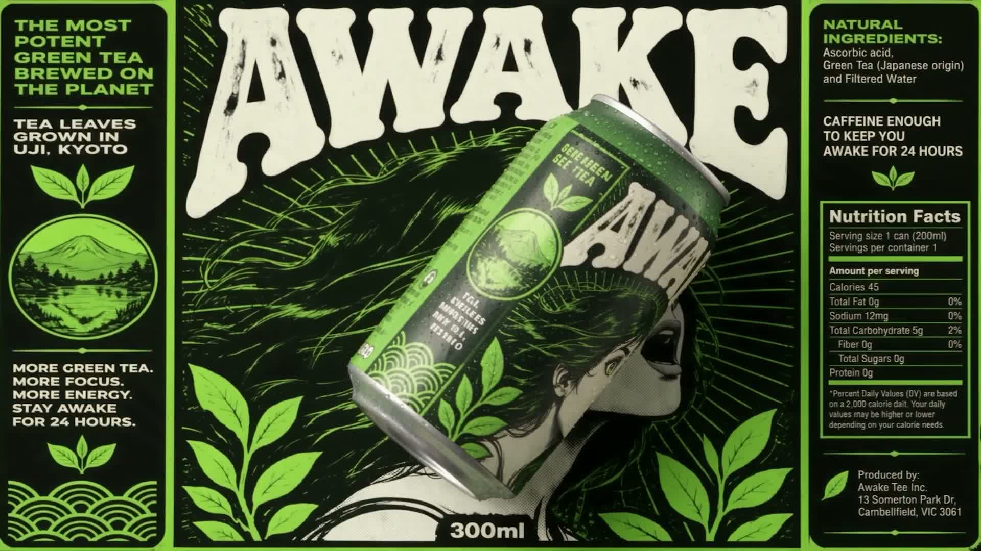 Canva Craft A green tea campaign — official Canva showcase